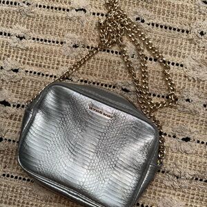 Victoria's Secret Silver Crossbody Bag